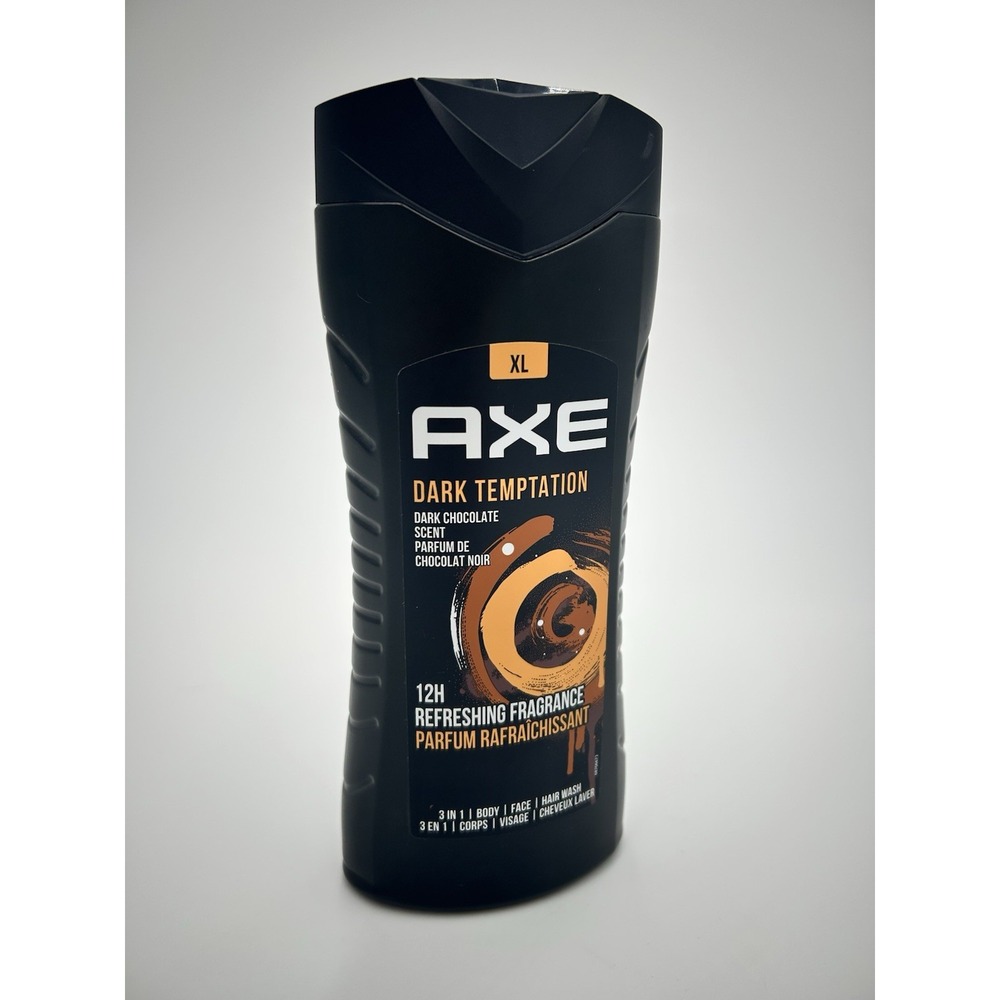 AXE dark temptation body‎ Wash , 3 In One 13.5 FL Oz